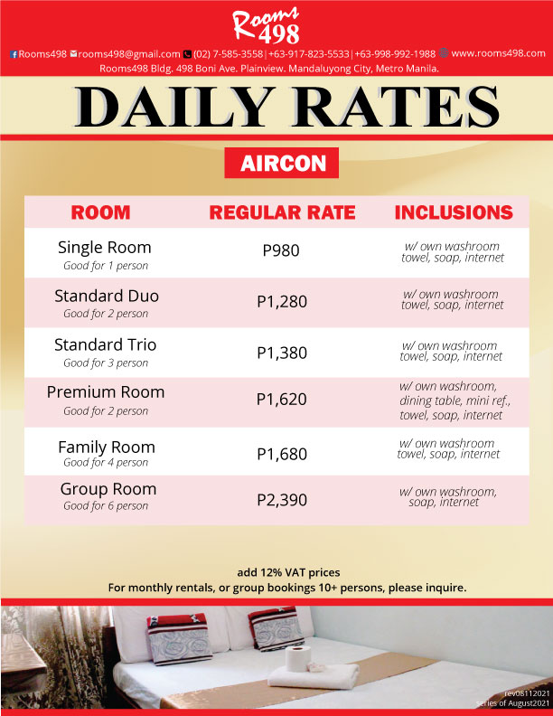 new-pricelist-series-of-august-2021-daily-monthly-room-rentals